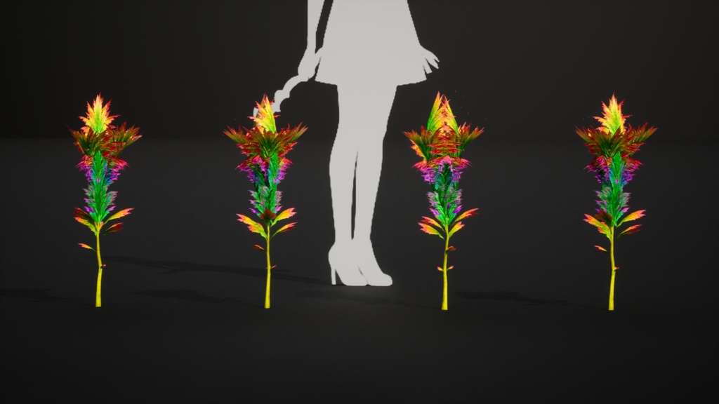 赤いカラーリリー 3Dモデル