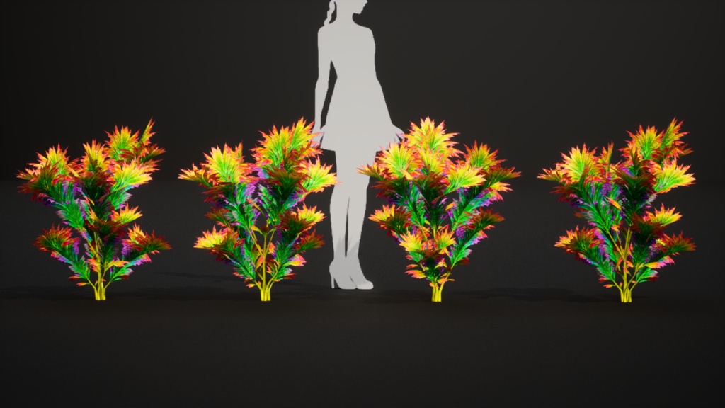 赤いカラーリリー 3Dモデル