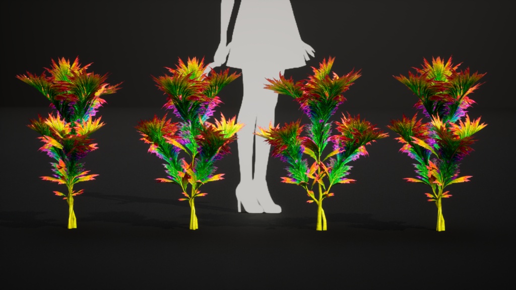 赤いカラーリリー 3Dモデル