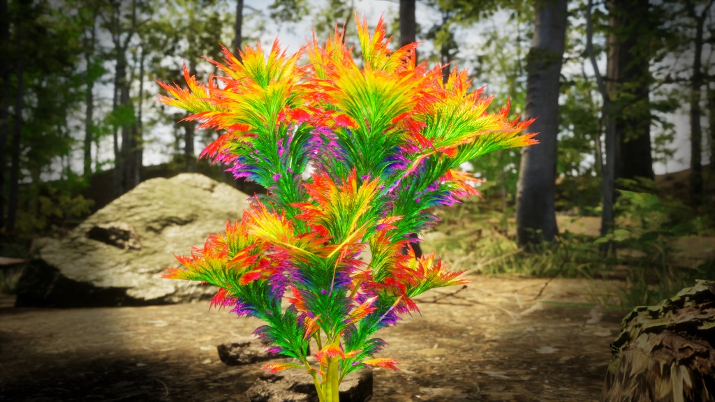 赤いカラーリリー 3Dモデル