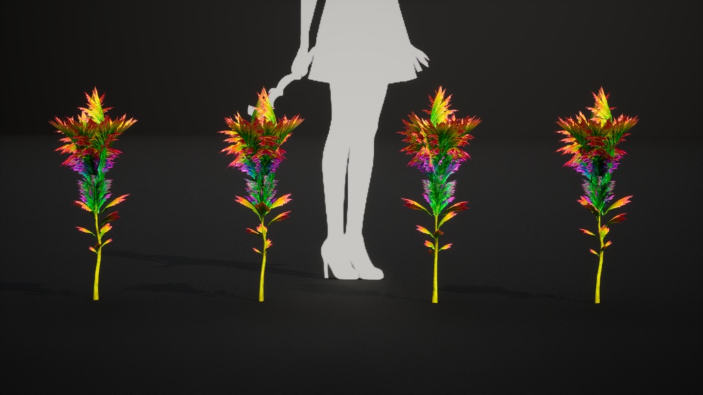 赤いカラーリリー 3Dモデル