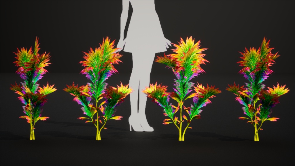 赤いカラーリリー 3Dモデル