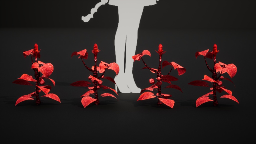 山の魔法の赤い実 マウンテン・マジック・レッドベリー 3Dモデル