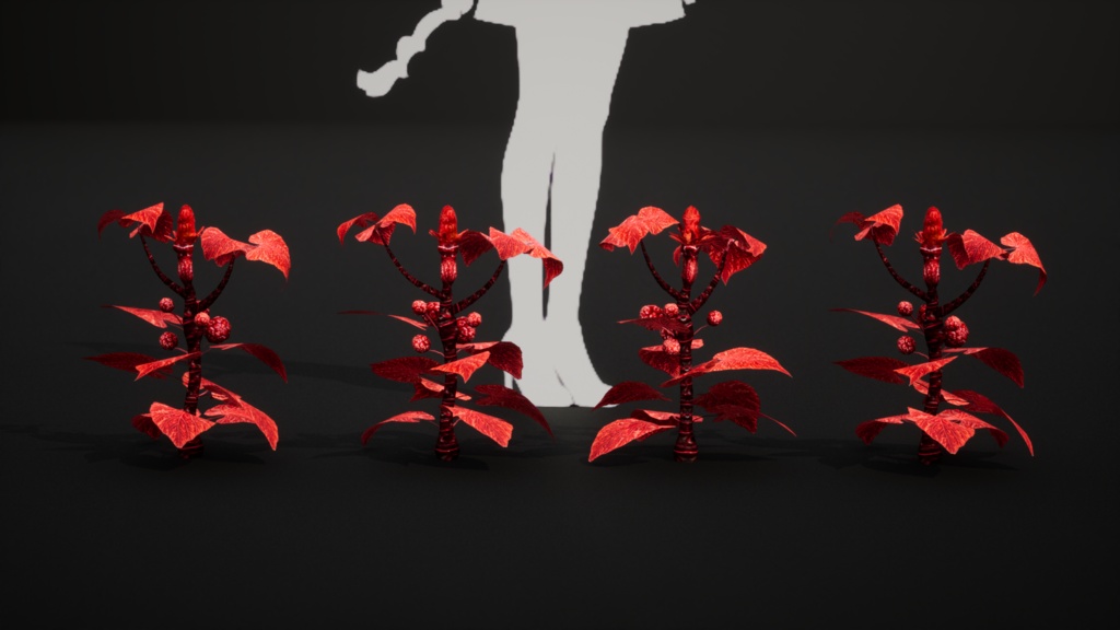 山の魔法の赤い実 マウンテン・マジック・レッドベリー 3Dモデル