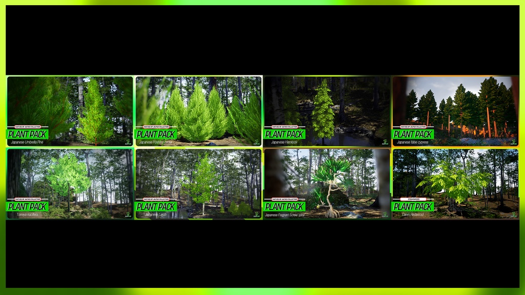 MEGA PLANT PACK - アジアの樹木コレクション 24種メガ・プラントパック