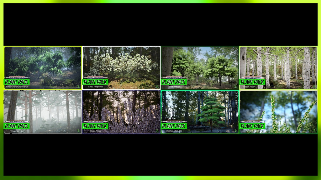 MEGA PLANT PACK - アジアの樹木コレクション 24種メガ・プラントパック