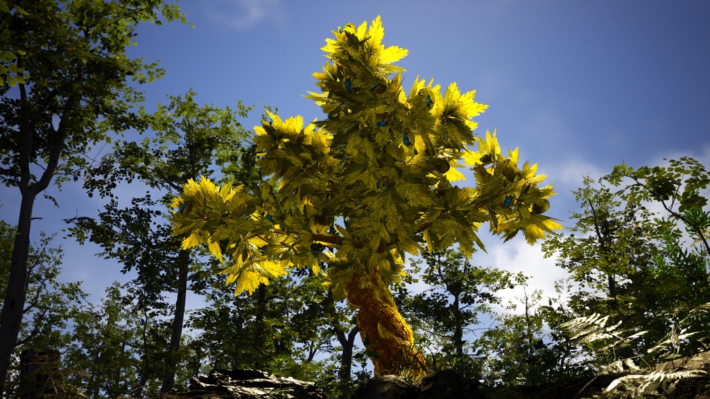 黄金の螺旋樹 ゴールデン・スパイラル・ツリー 3Dモデル