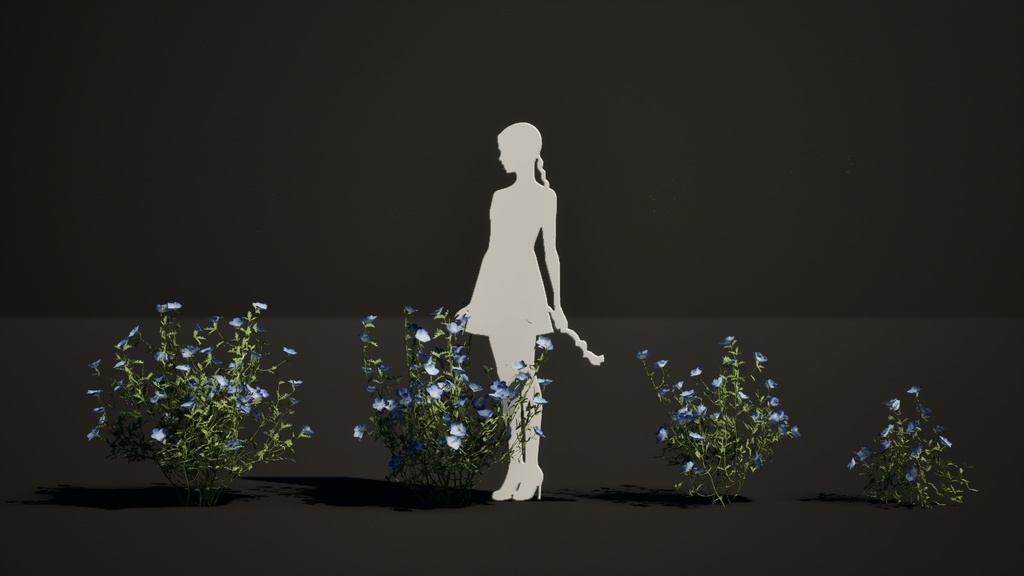 Street garden in Japanシリーズ, 4 ネモフィラ