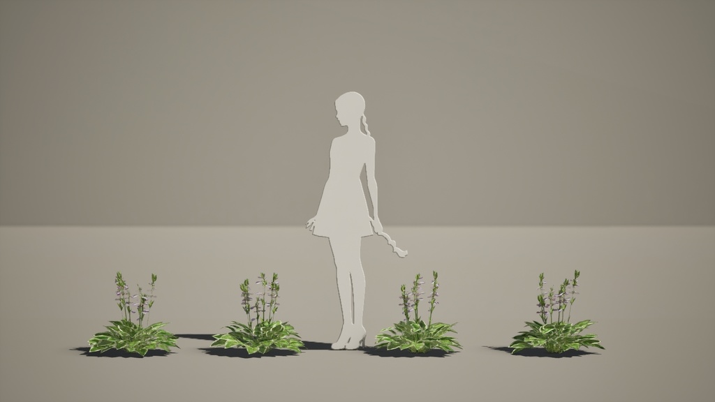 Street garden in Japanシリーズ, 4 ギボウシ