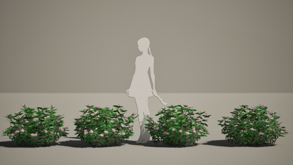 Street garden in Japanシリーズ, 4 ジンチョウゲ,パフュームプリンセス