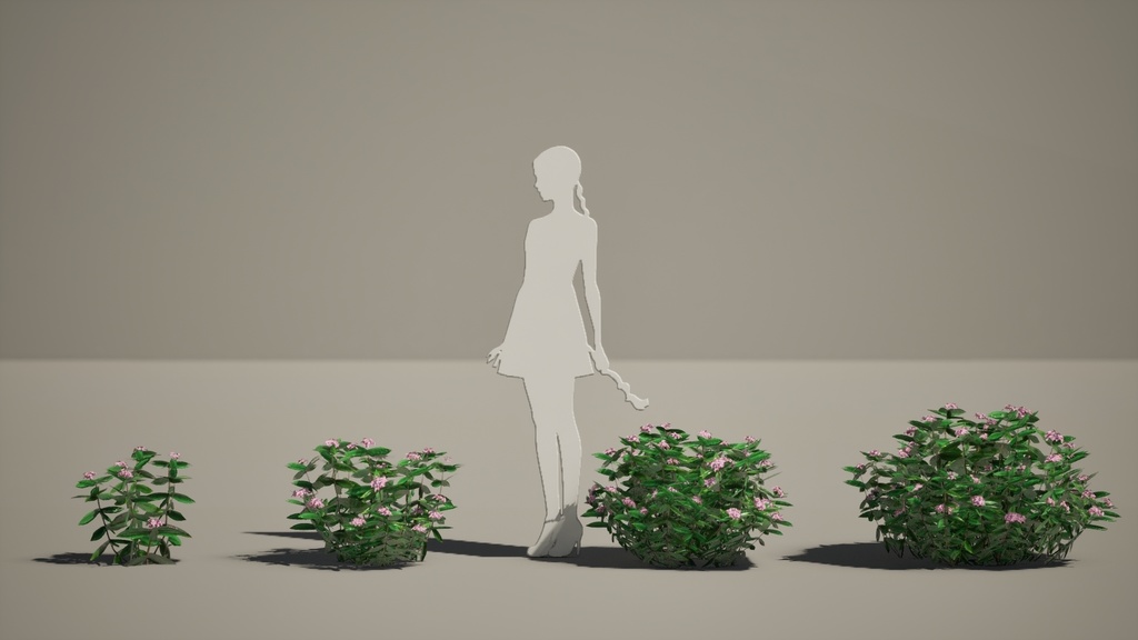 Street garden in Japanシリーズ, 4 ジンチョウゲ,パフュームプリンセス