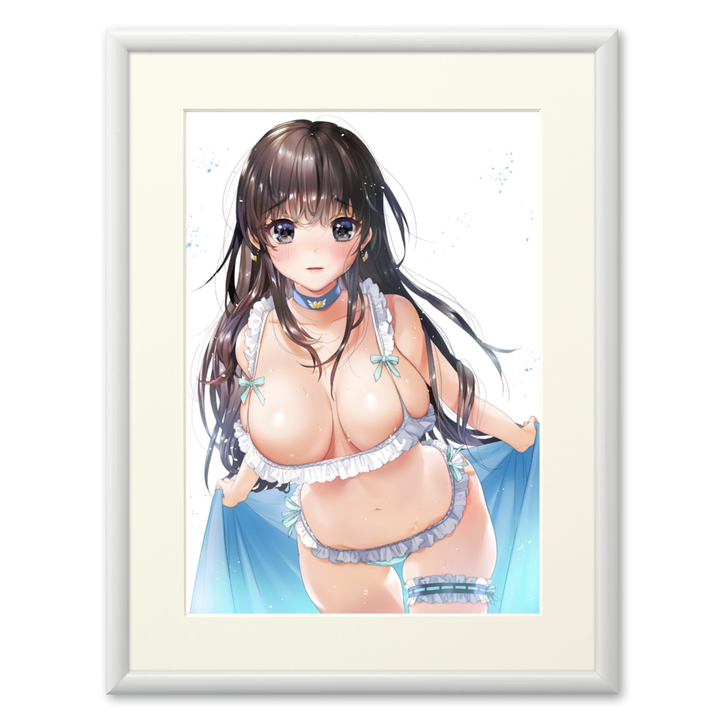 サマーフリル彼女複製画(プリモアート)