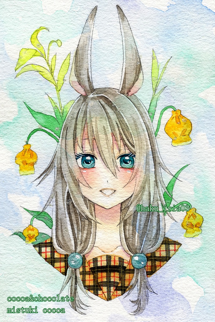 【原画】A5サイズ「サンダーソニアの花言葉」