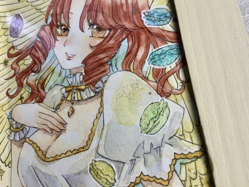 【L判原画】星々の煌めきマカロン