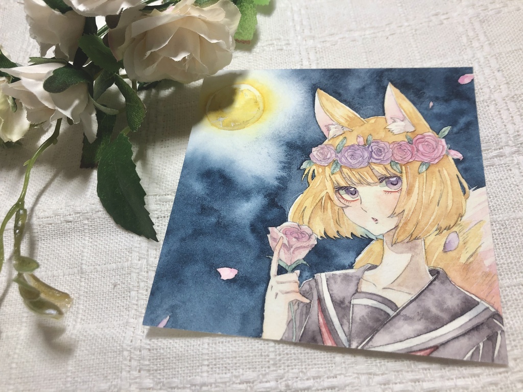 【ましかく原画】90×90mm