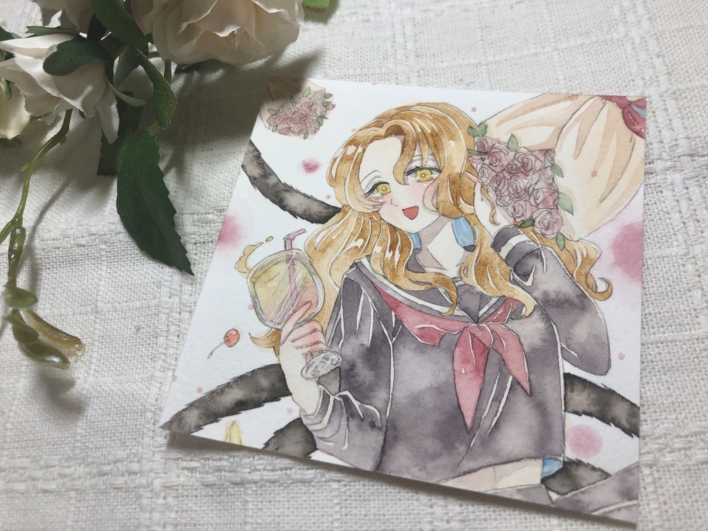 【ましかく原画】90×90mm