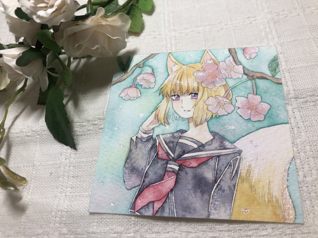 【ましかく原画】90×90mm