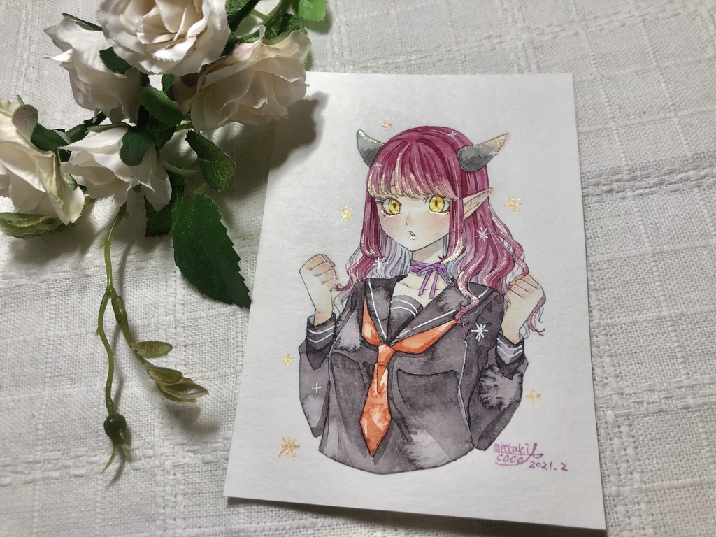 【L判原画】127mm×89mm