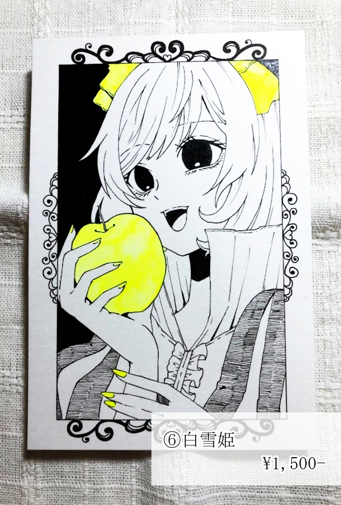 【L判原画】ダークでポップな童話少女