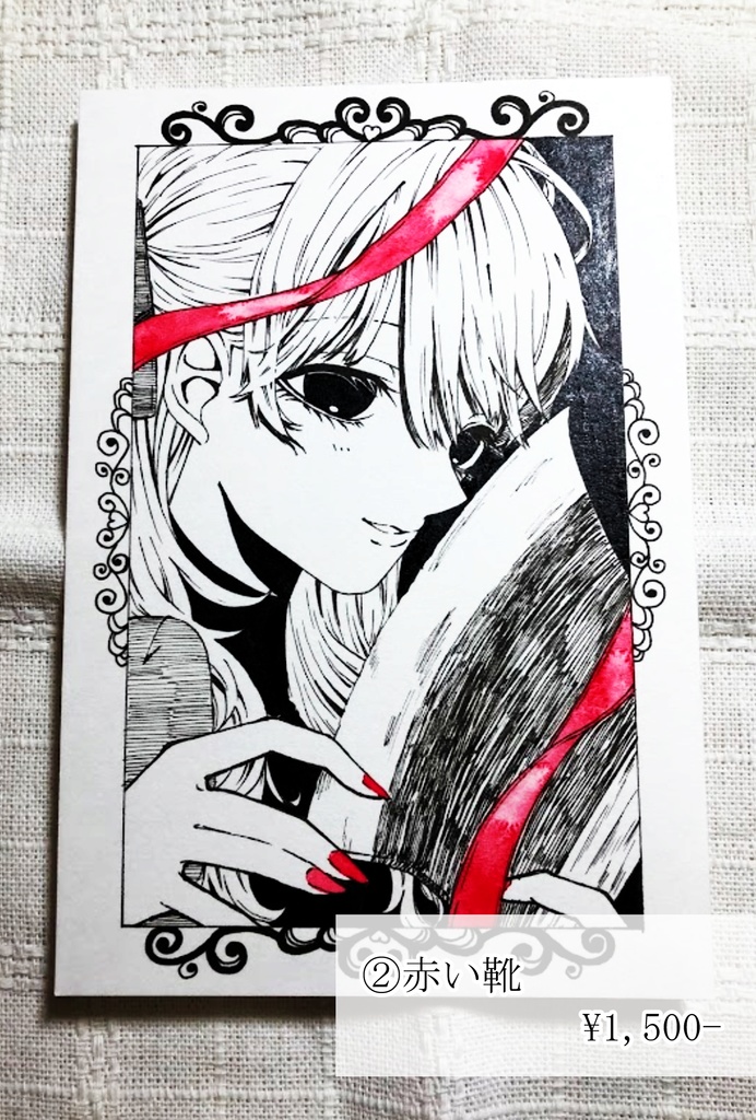 【L判原画】ダークでポップな童話少女