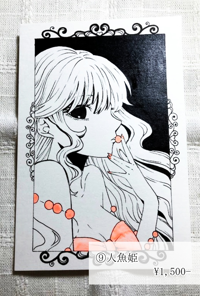 【L判原画】ダークでポップな童話少女