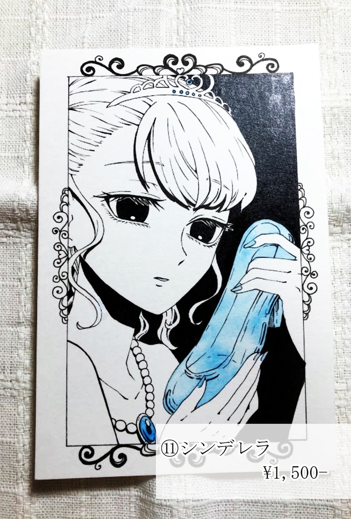 【L判原画】ダークでポップな童話少女