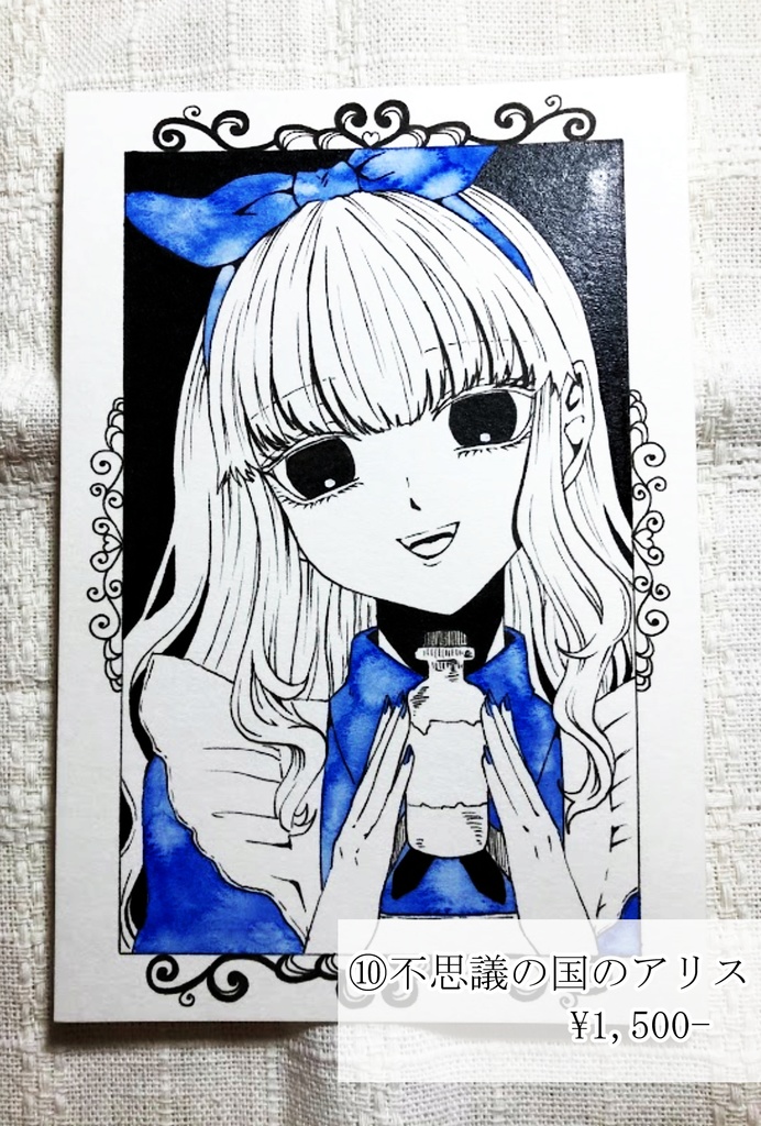 【L判原画】ダークでポップな童話少女