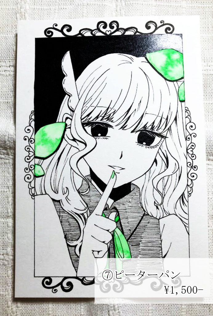 【L判原画】ダークでポップな童話少女