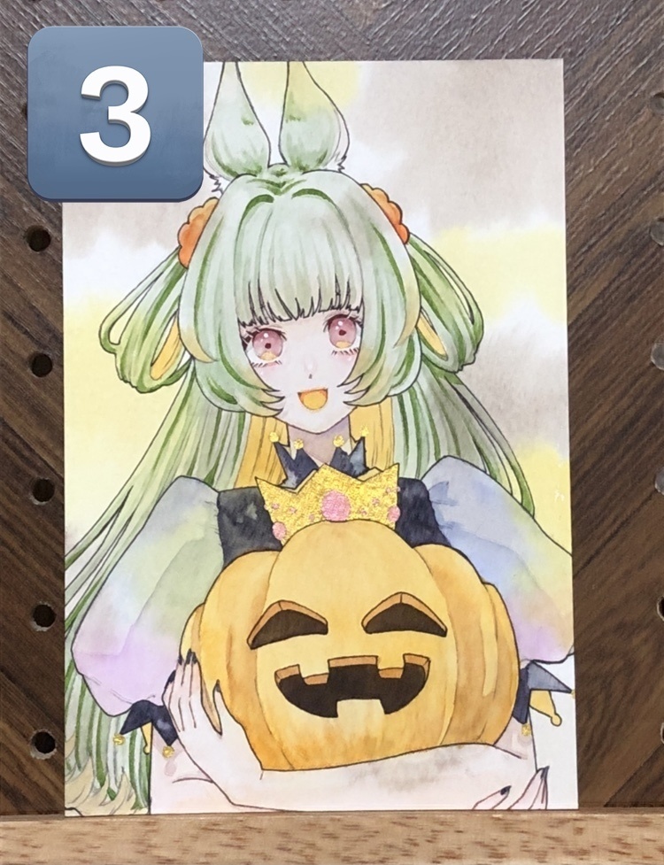 2022年ハロウィンイラスト【原画】