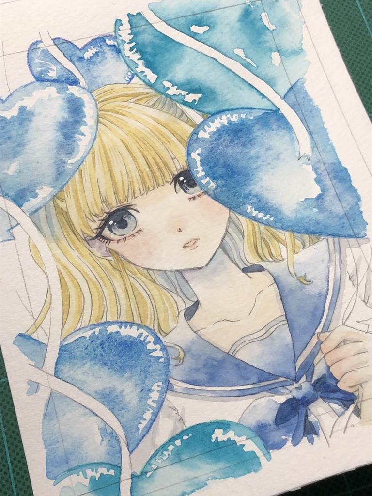 【リクエストおまかせ制作】水彩イラスト原画(ラフチェックなし)