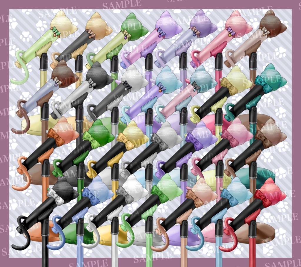 【Vtuberさん向け】にゃいナミックマイク/猫型マイク【雑談・歌枠用素材】