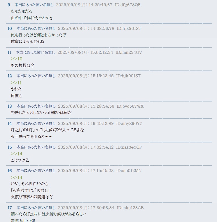 灯之村発熱事件 記録集