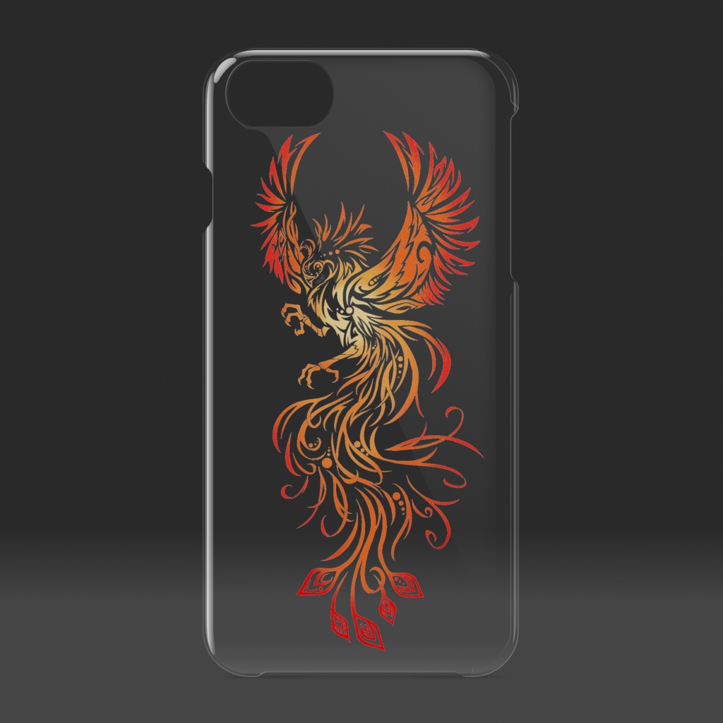 朱雀 トライバル iPhoneケース(第2・第3世代)