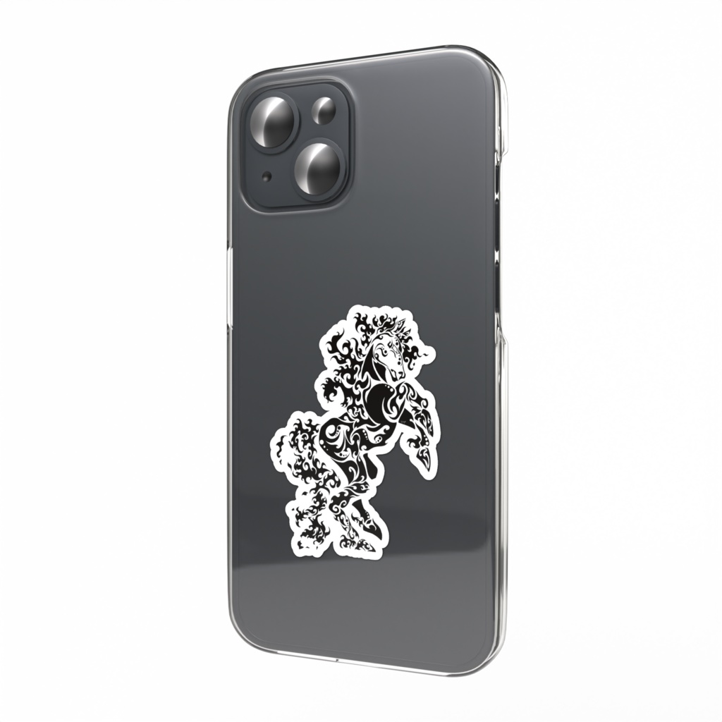 丙午 トライバル(スマホステッカー)