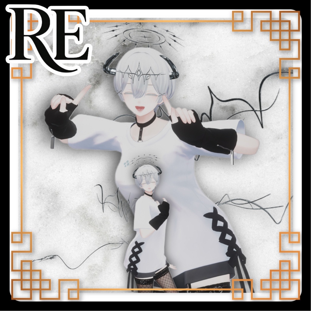 【RE.鋼線シリーズ】 羽.角.しっぽ.ヘイロー等 計5点