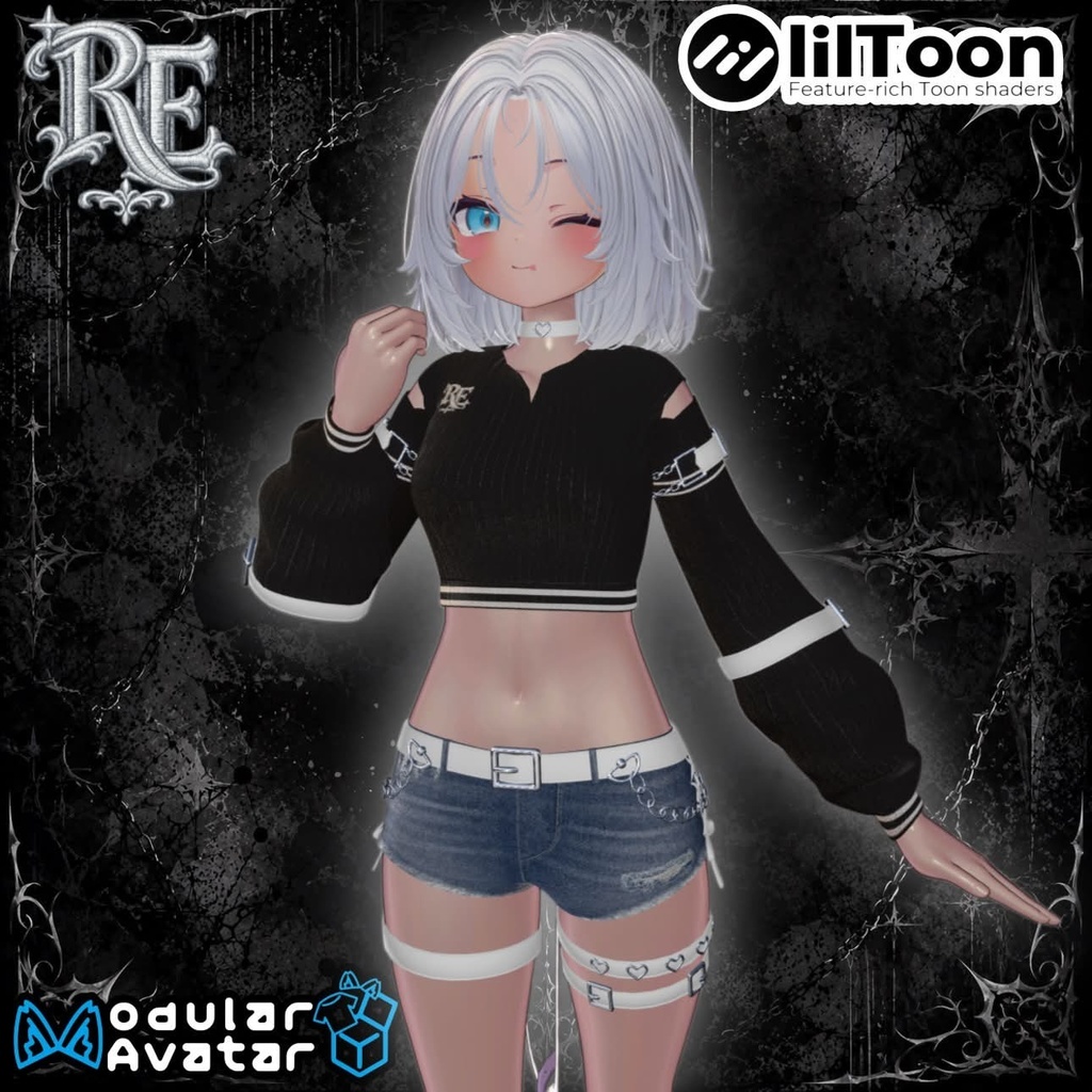 RE. Moon Knit 10アバター対応‼️初日無料セール‼️