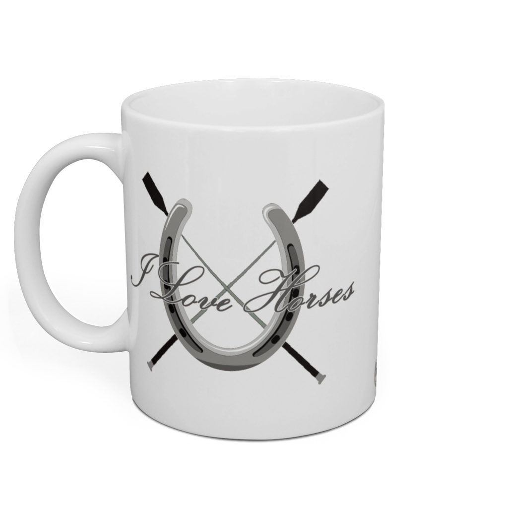 マグカップ I Love Horses