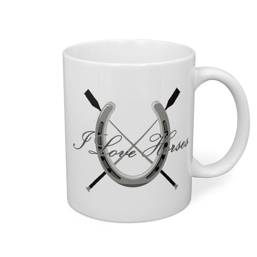 マグカップ I Love Horses