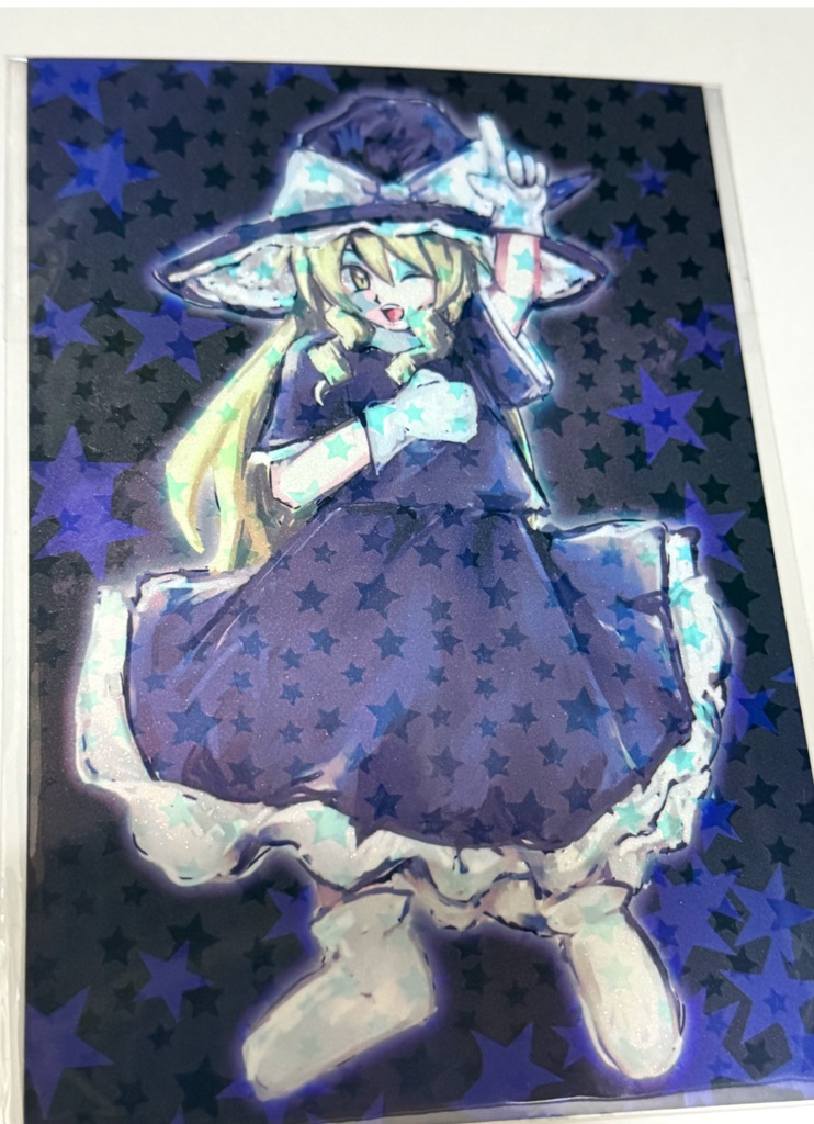 幻想郷魔理沙ボム風ポストカード