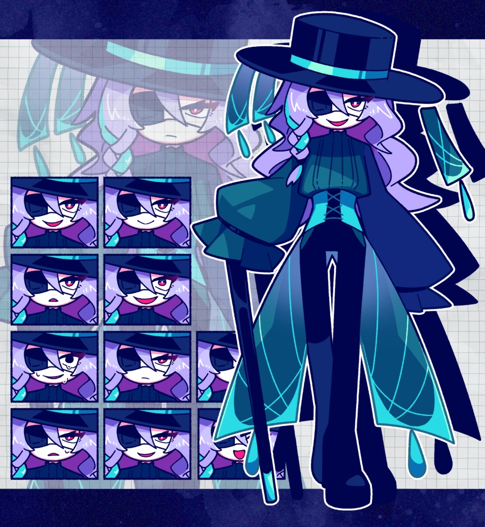 立ち絵＿カラスアゲハ