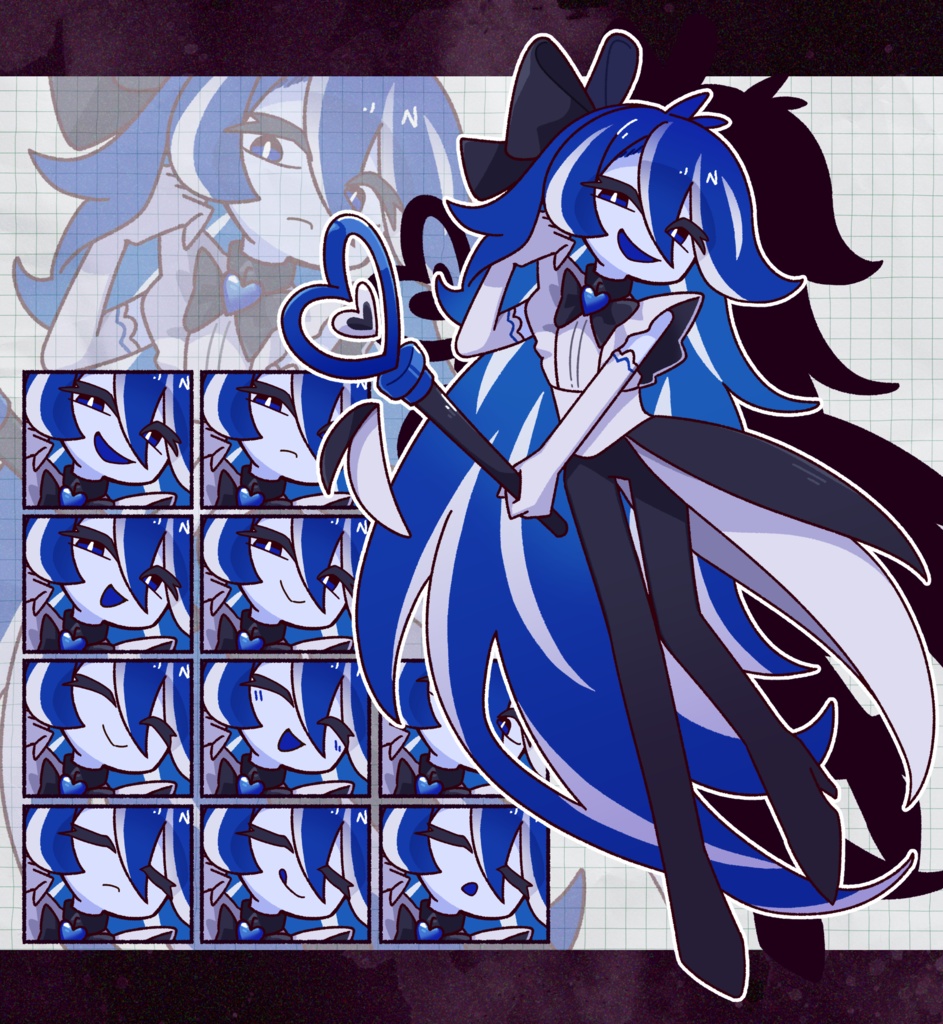 立ち絵_気まぐれな青