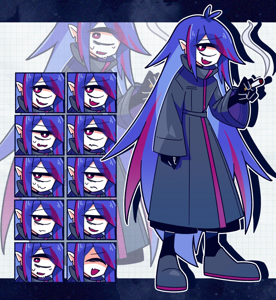 立ち絵＿ガラの悪い単眼