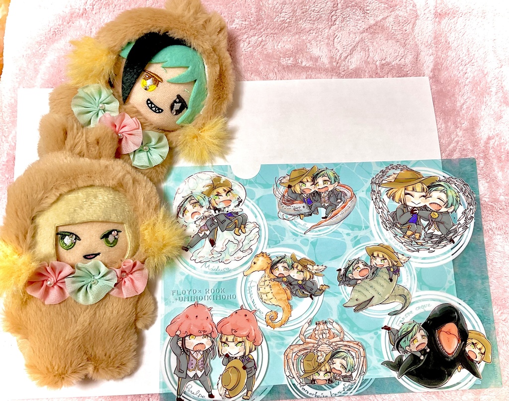 フロルク+海のいきものA5クリアファイル