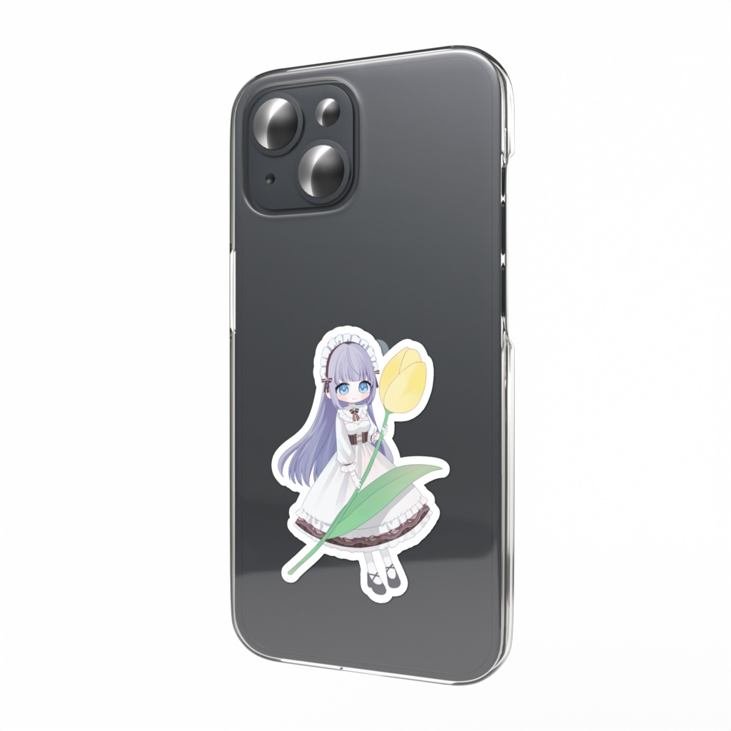 嶋とチューリップ(黄色ver.) スマホステッカー