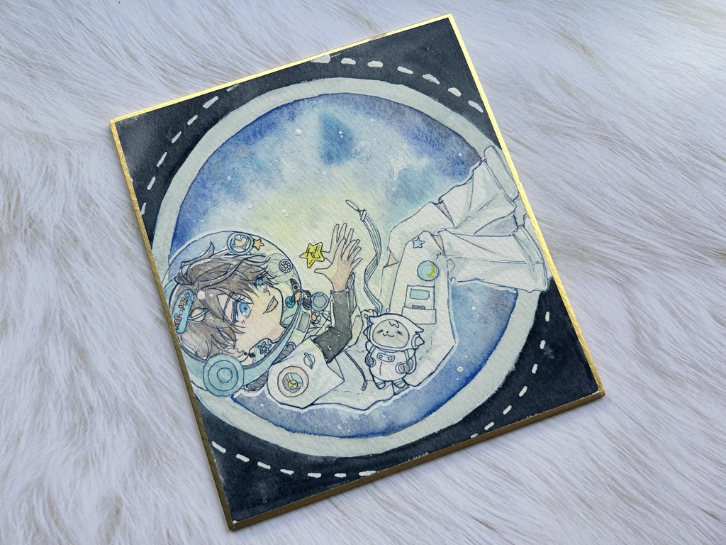 甲斐田晴 色紙【非公式】