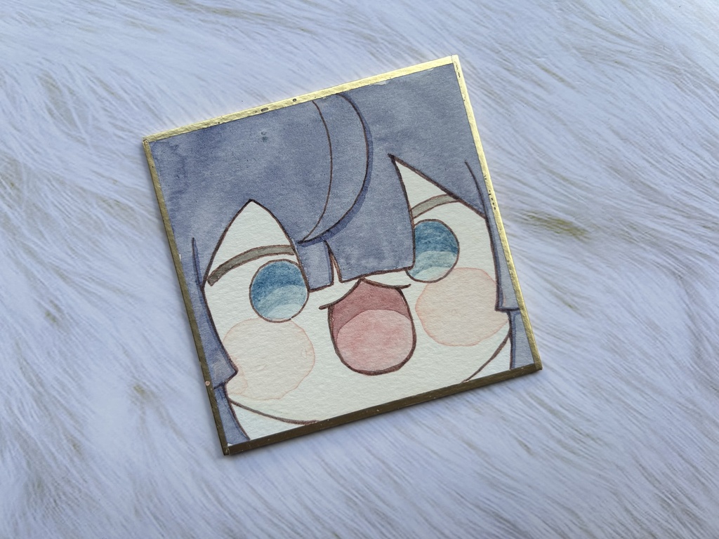 にじまる 長尾 豆色紙 【非公式】