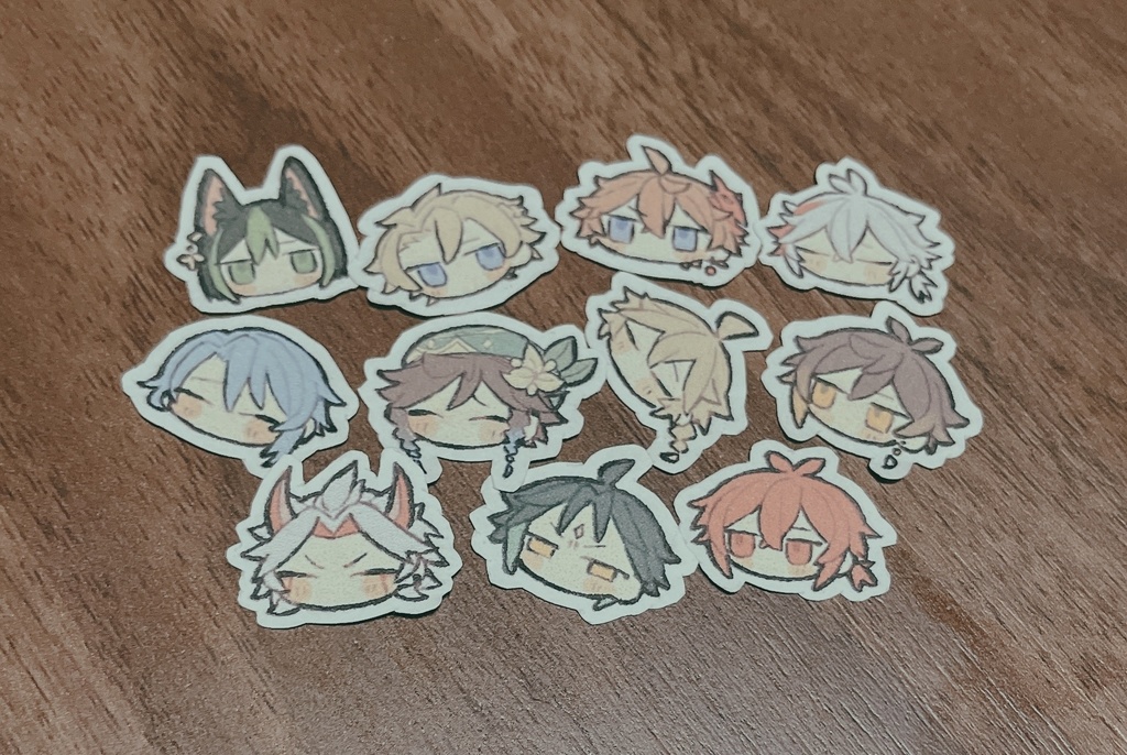 星5男子＊フレークシール