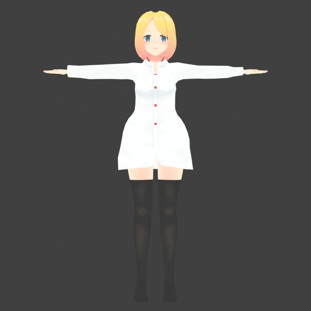 【オリジナル3Ðモデル】金髪おねーさんちゃん