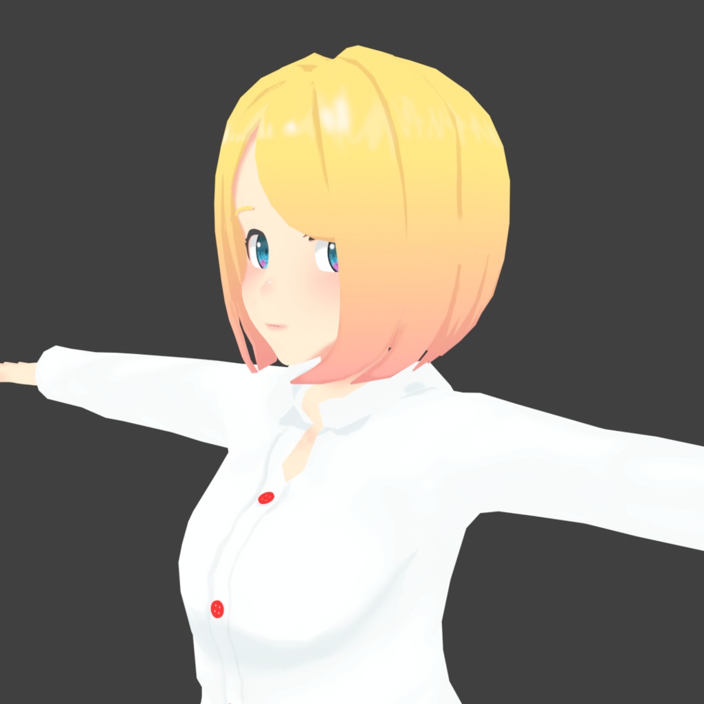 【オリジナル3Ðモデル】金髪おねーさんちゃん