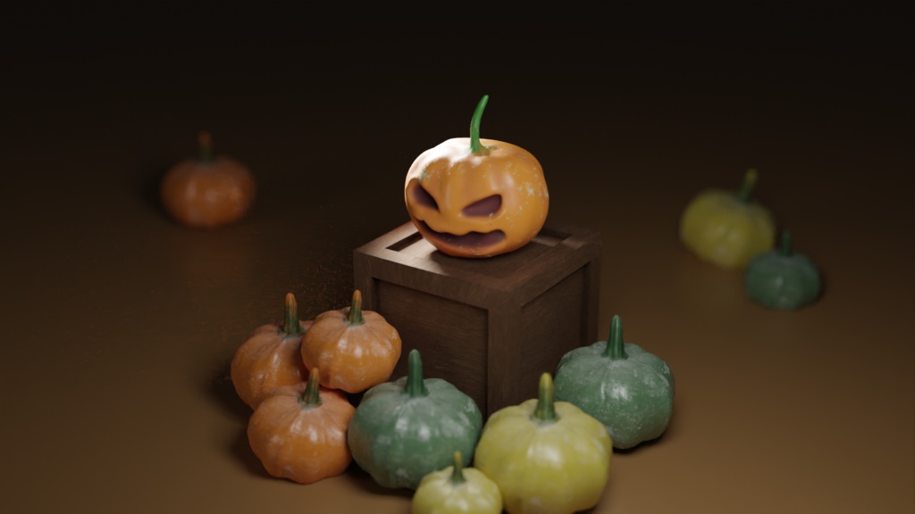 【3D】かぼちゃセット